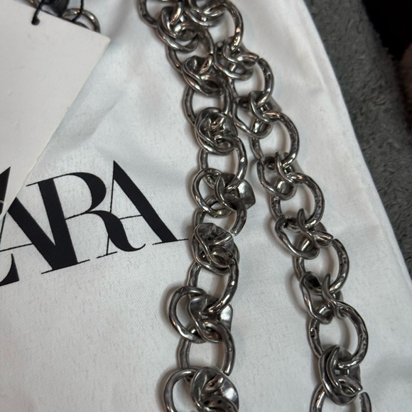 NWT Zara Woman Accessories HEWN LINK BELT Size 32 - Picture 9 of 10